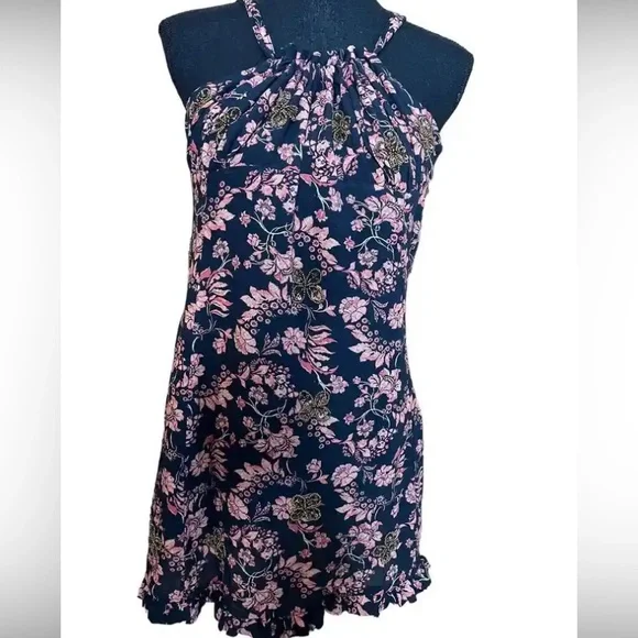 free people beaded floral dress 2000s Beaded Applique Dress – Calico